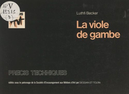 Couverture ebook de La viole de gambe, de Luthfi Becker
