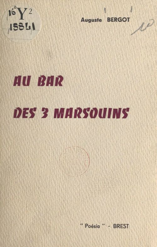 Couverture ebook de Au bar des 3 marsouins, de Auguste Bergot
