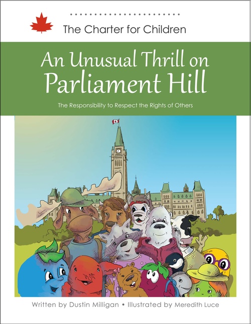 ebook cover of An Unusual Thrill on Parliament Hill, by Dustin Milligan