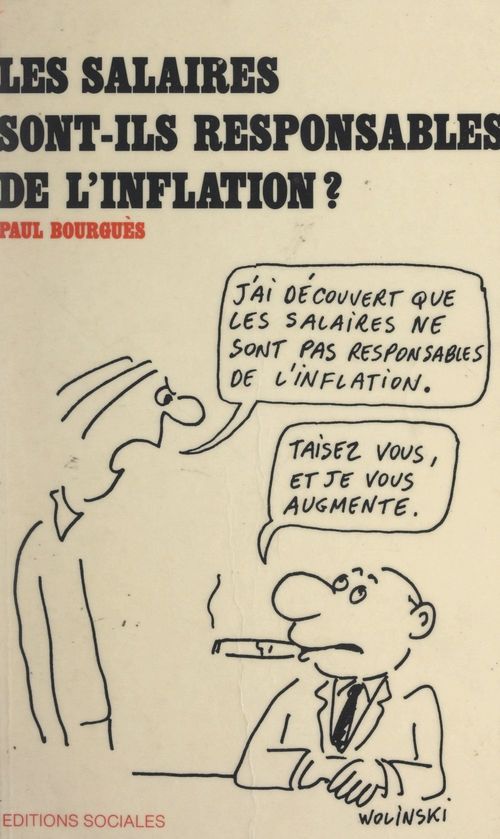 Couverture ebook de Les salaires sont-ils responsables de l'inflation ?, de Paul Bourgues
