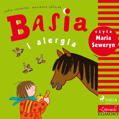 audiobook cover of Basia i alergia, by Zofia Stanecka