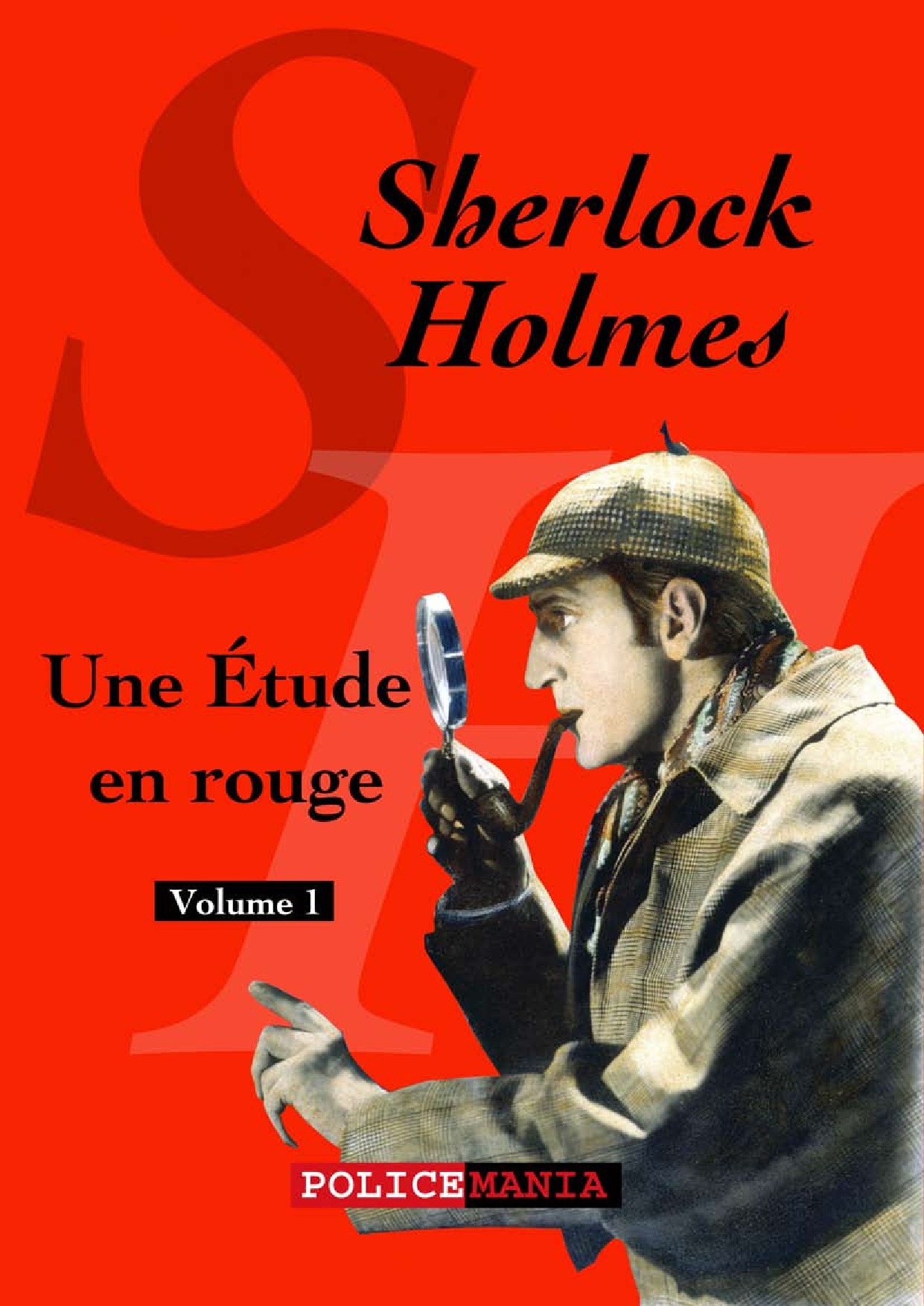 Couverture ebook de Une Étude en rouge, de Arthur Conan Doyle