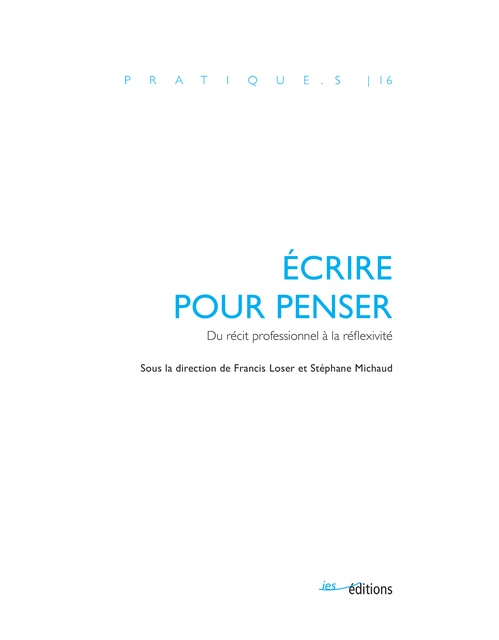 Couverture ebook de Écrire pour penser, de