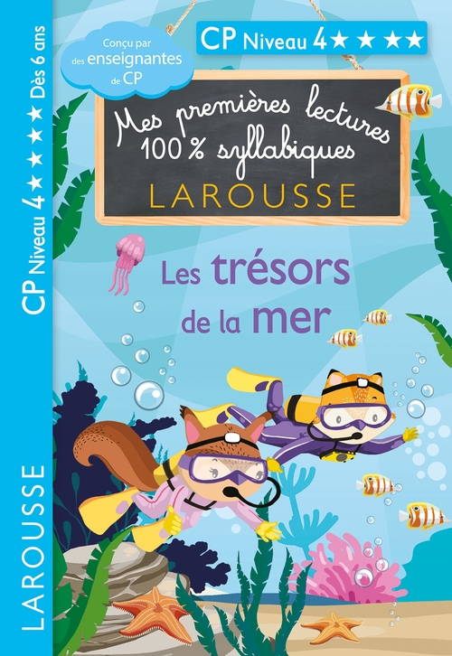 ebook cover of Premières lectures syllabiques CP - Niveau 3 Les trésors de la mer, by Collectif