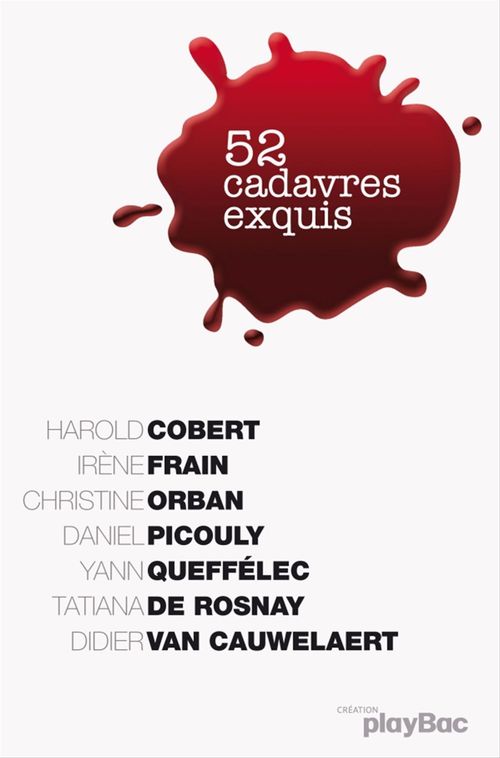 Couverture ebook de 52 cadavres exquis, de Collectif