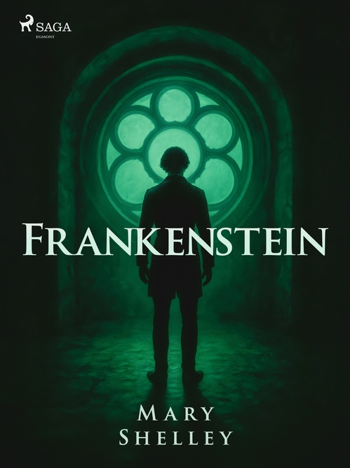 ebook cover of Frankenstein, by Mary Shelley