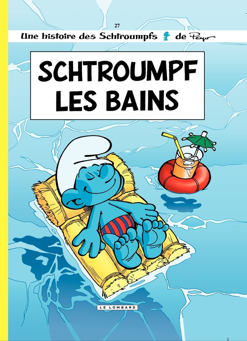 Couverture ebook de Les Schtroumpfs - Tome 27 - Schtroumpf Les Bains, de Peyo