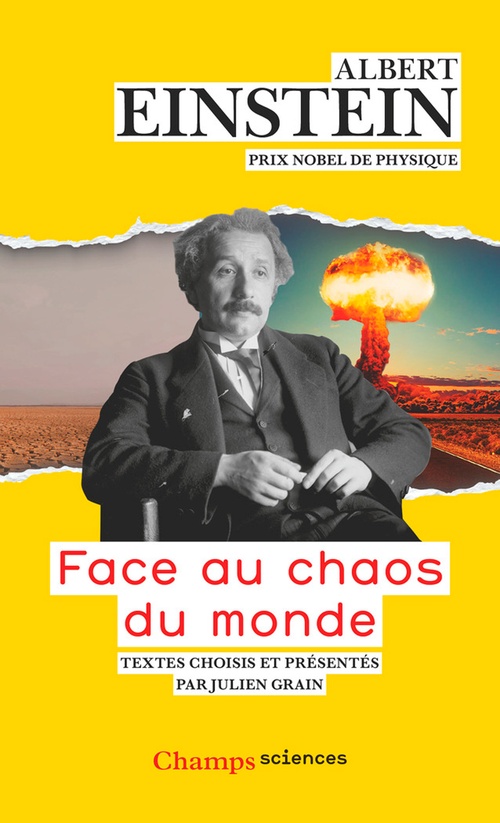 ebook cover of Face au chaos du monde, by Albert Einstein