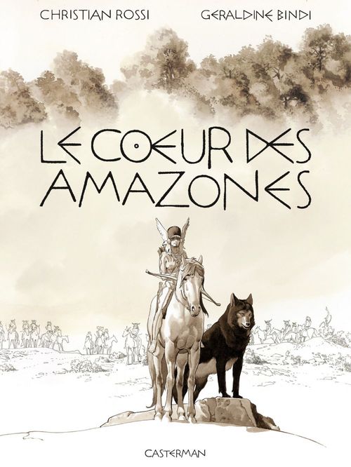 ebook cover of Le Coeur des Amazones, by Géraldine Bindi, Christian Rossi