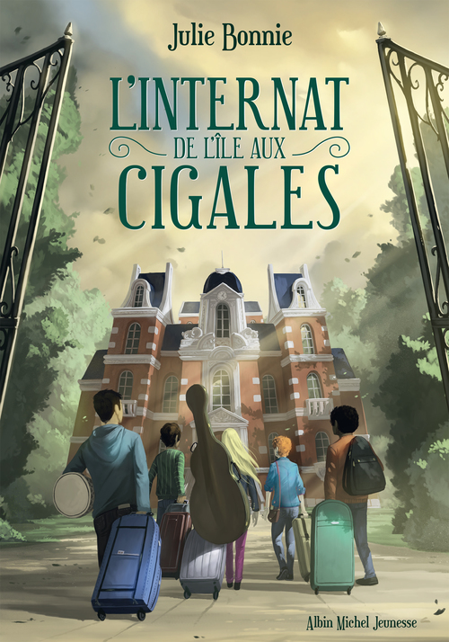 Couverture ebook de L'Internat de l'Ile aux Cigales, de Julie Bonnie