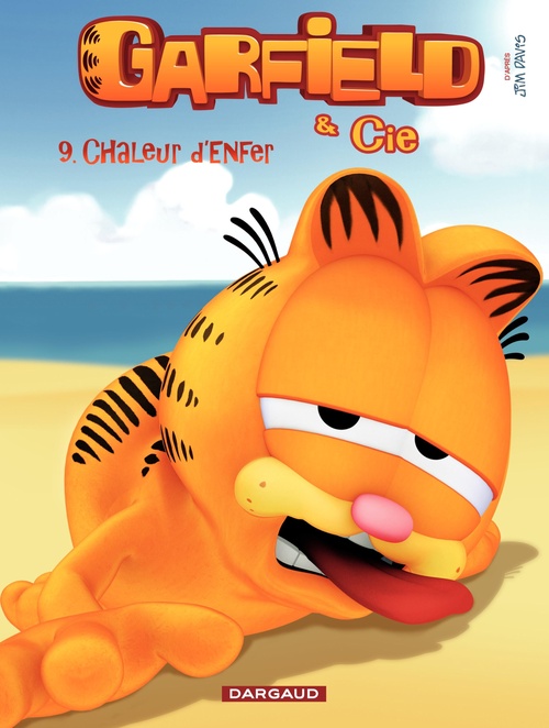 Couverture ebook de Garfield & Cie - Tome 9 - Chaleur d'enfer, de Jim Davis