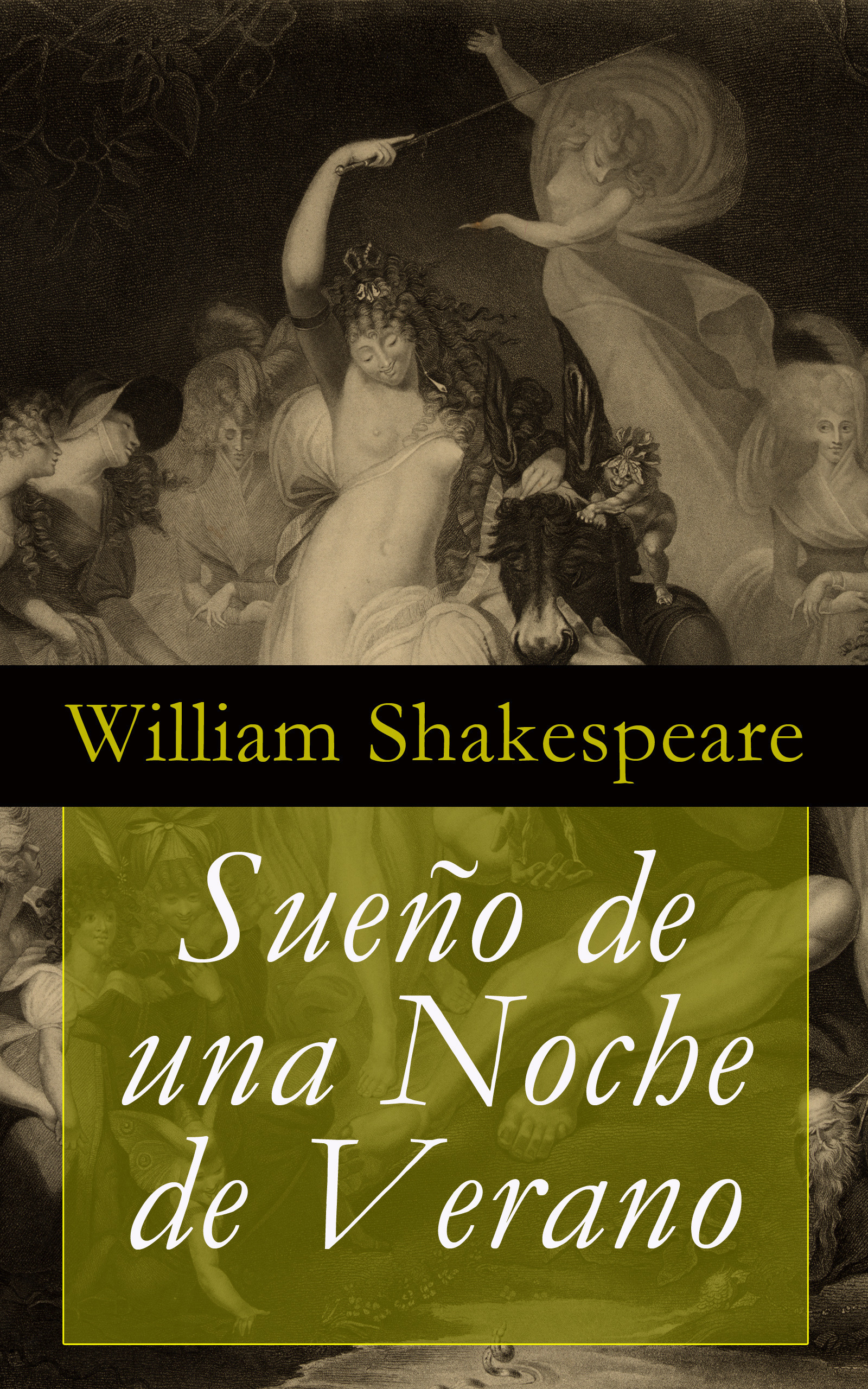 Couverture ebook de Sueño de una Noche de Verano, de William Shakespeare