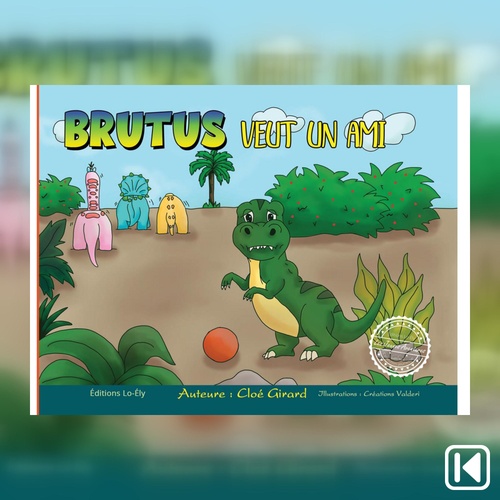 Couverture audiobook de Brutus veut un ami, de Cloe Girard