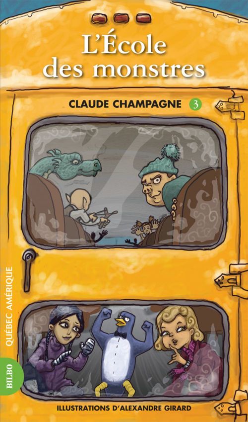 Couverture ebook de Marie-Anne 03 - L'École des monstres, de Claude Champagne