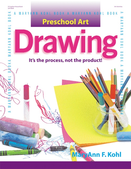 ebook cover of Preschool Art: Drawing, by Maryann Kohl