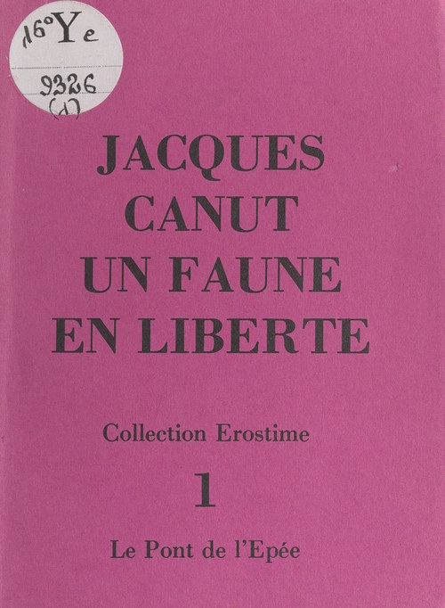 Couverture ebook de Un faune en liberté, de Jacques Canut