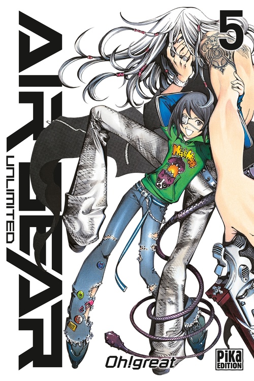 Couverture ebook de Air Gear Unlimited T05, de Oh!great
