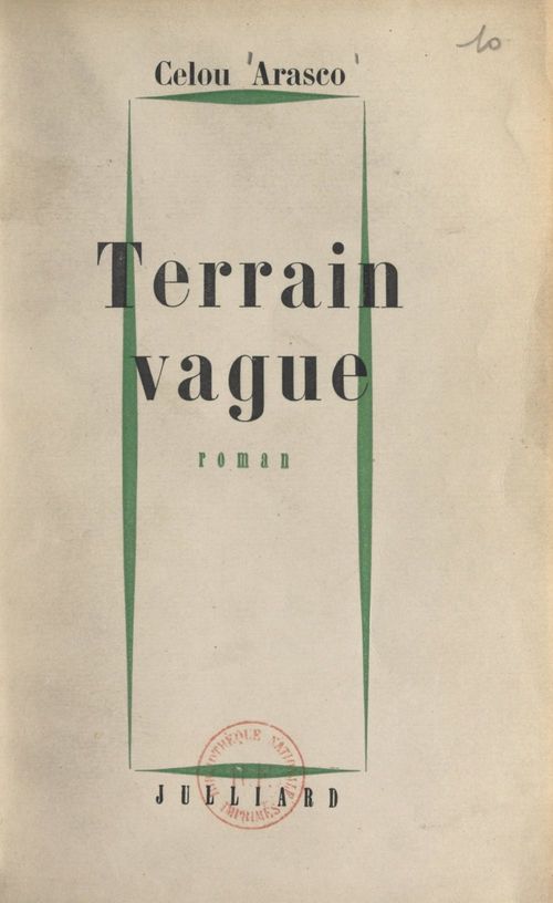 Couverture ebook de Terrain vague, de Celou Arasco
