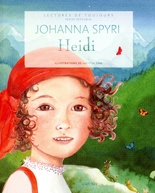 ebook cover of Heidi, by Johanna Spyri, Laëtitia Zink