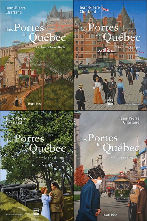 Couverture ebook de Les Portes de Québec - Coffret, de Jean-Pierre Charland