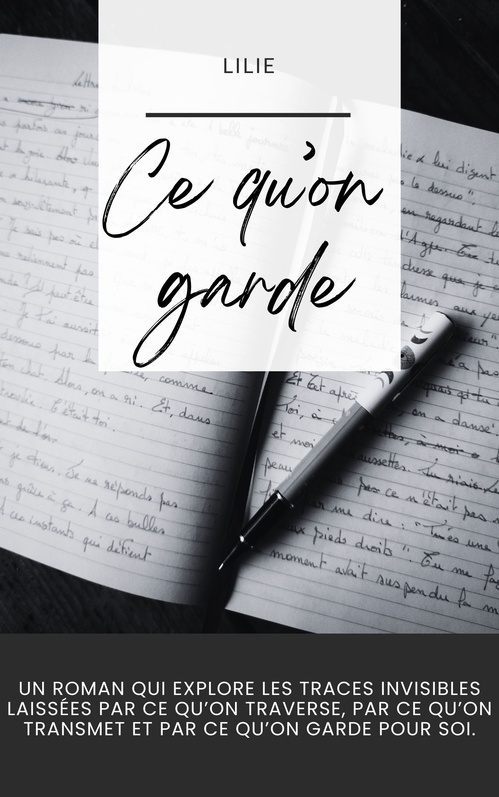 Couverture ebook de Ce qu'on garde, de Lilie