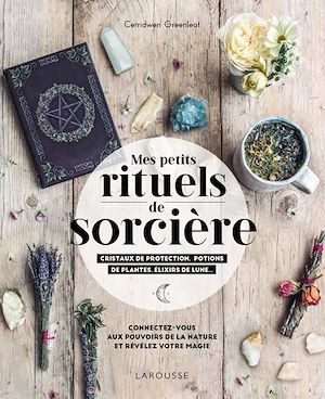 Couverture ebook de Lune, pierres et énergies : mes petits rituels bien-être, de Cerridwen Greenleaf