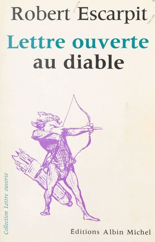 ebook cover of Lettre ouverte au diable, by Robert Escarpit