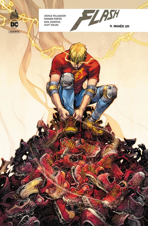 Couverture ebook de Flash Rebirth - Tome 9 - Année un, de Joshua Williamson, Scott Kolins, Rafa Sandoval, Howard Porter