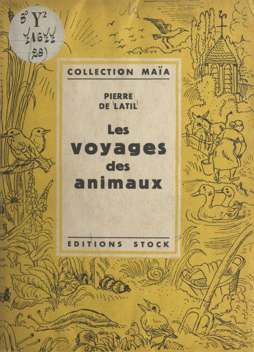 Couverture ebook de Les voyages des animaux, de Pierre De Latil