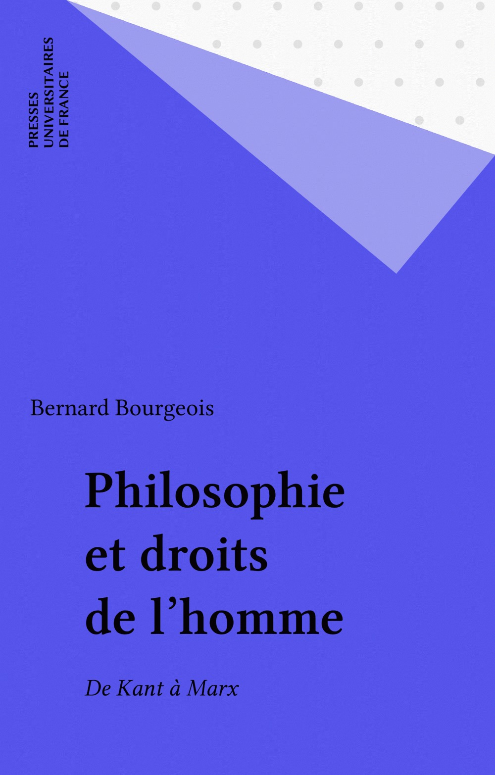 Couverture ebook de Philosophie et droits de l'homme, de Bernard Bourgeois