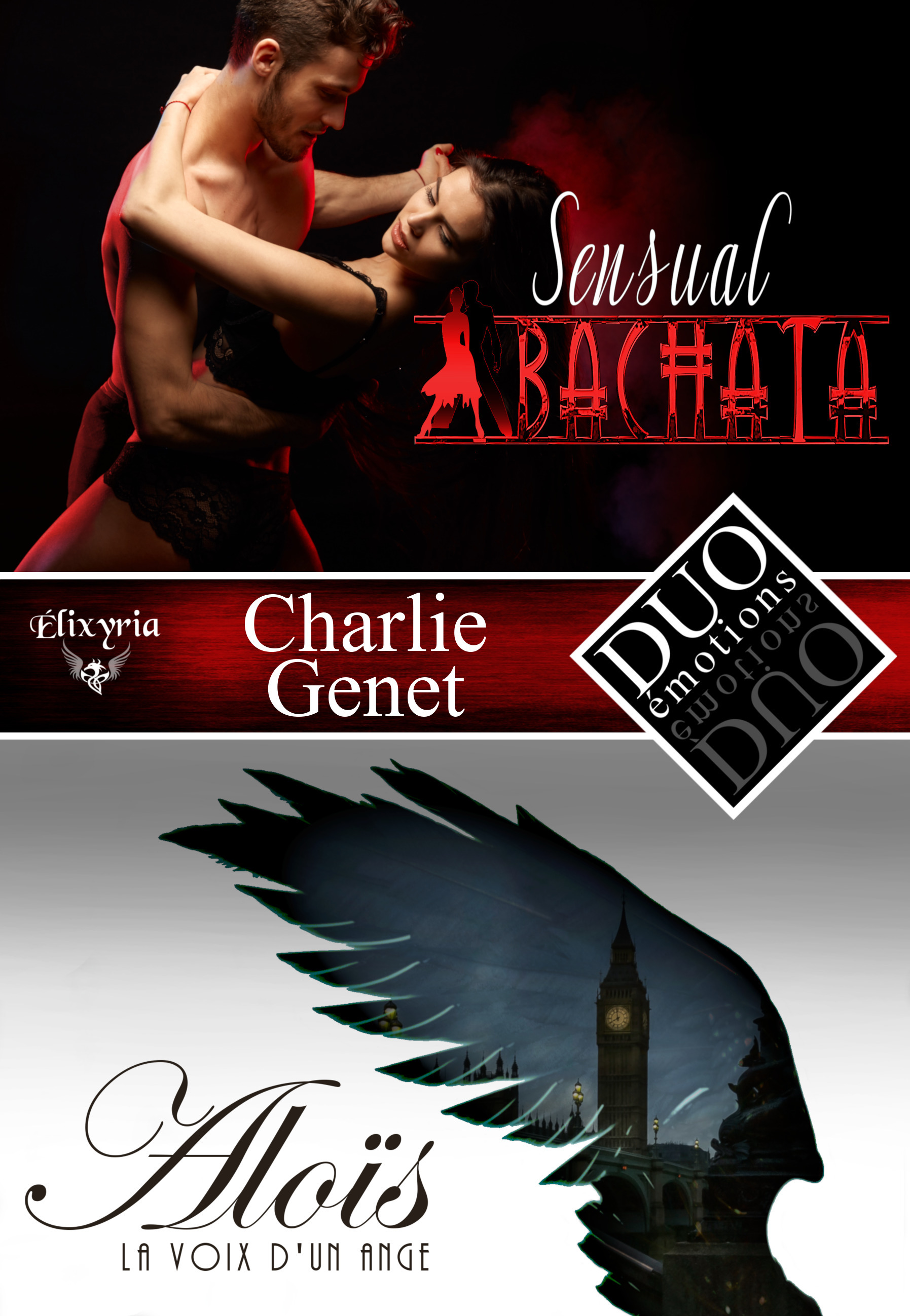 ebook cover of DUO émotions Charlie Genet - Sensual bachata & Aloïs, la voix d'un ange, by Charlie Genet