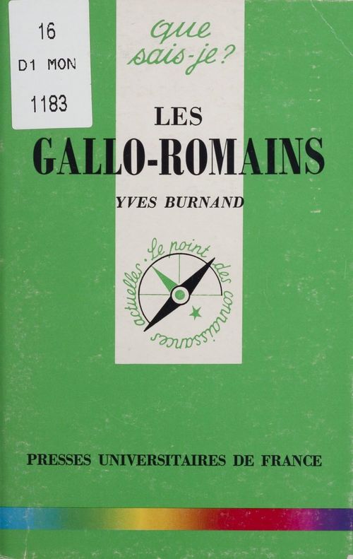 Couverture ebook de Les Gallo-Romains, de Yves Burnand