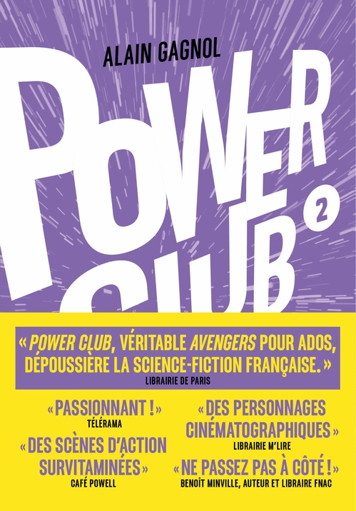 Couverture ebook de Power Club - Tome 02 Ondes de choc, de Alain Gagnol