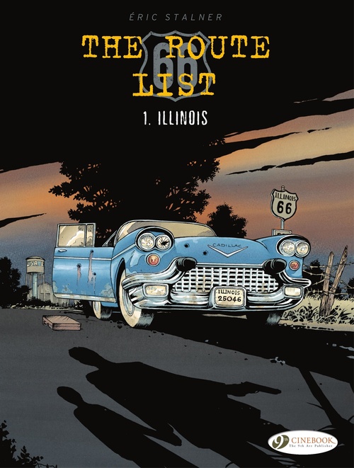 Couverture ebook de The Route 66 List - Volume 1 - Illinois, de Eric Stalner