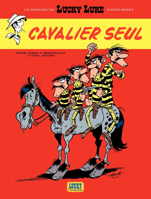 ebook cover of Les aventures de Lucky Luke d'après Morris - Tome 5 - Cavalier seul, by Tonino Benacquista, Daniel Pennac, Achdé