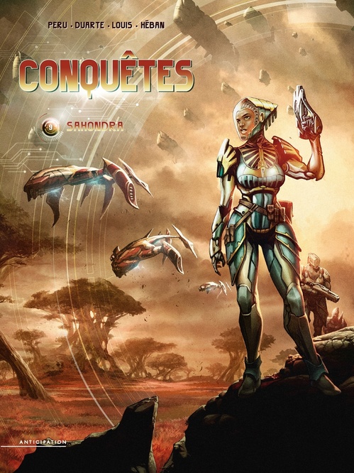 ebook cover of Conquêtes T09 - Sahondra, by Olivier Peru