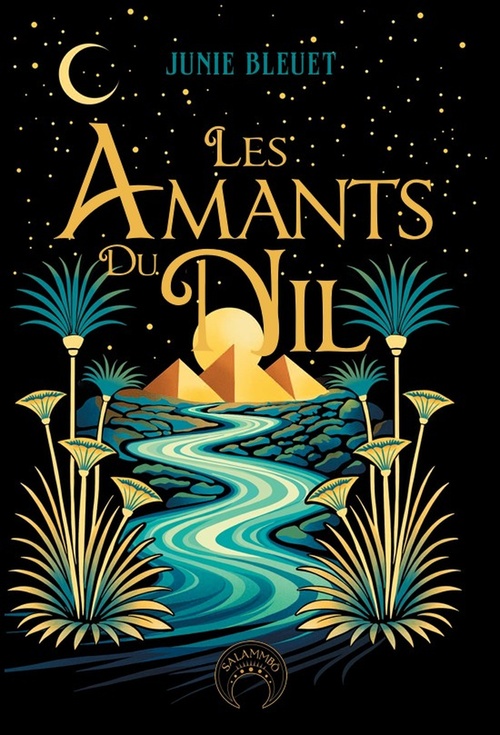 ebook cover of Les amants du Nil, by Junie Bleuet