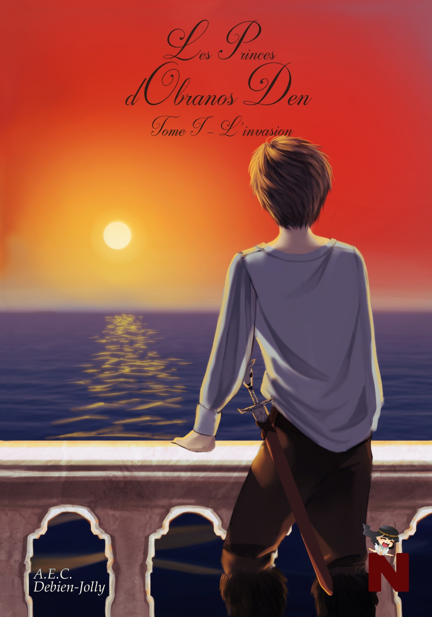 Couverture ebook de Les princes d'Obranos Den, de A.E.C. Debien-Jolly