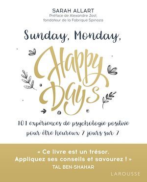 Couverture ebook de Sunday, Monday, happy days !, de Allart Sarah