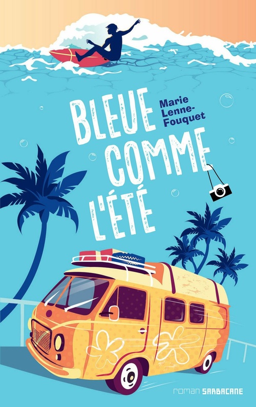 ebook cover of Bleue comme l'été, by Marie Lenne-Fouquet