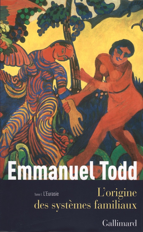 Couverture ebook de L'origine des systèmes familiaux, de Emmanuel Todd