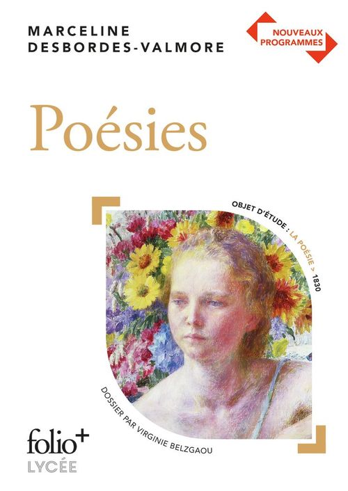 ebook cover of Poésies, by Marceline Desbordes-Valmore