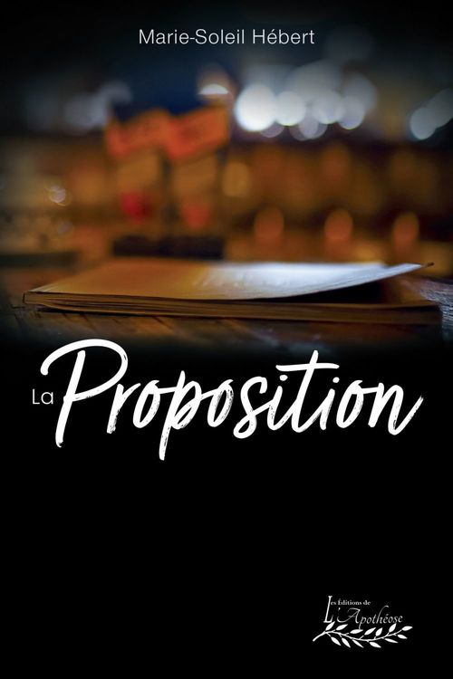 ebook cover of La Proposition, by Marie-Soleil Hebert