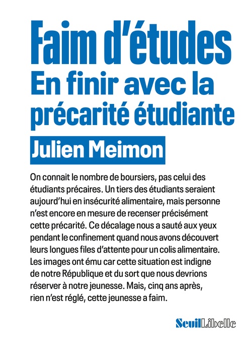 ebook cover of Faim d'études. En finir avec la précarité étudiante, by Julien Meimon