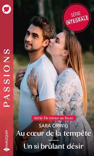 Couverture ebook de Au coeur de la tempête - Un si brûlant désir, de Sara Orwig