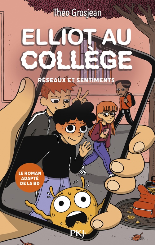 Couverture ebook de Elliot au collège - Tome 2 Réseaux et sentiments, de Théo Grosjean