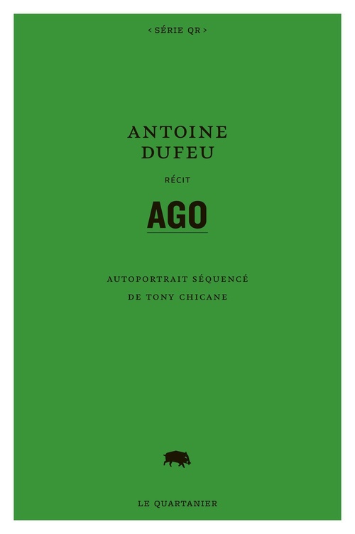 Couverture ebook de AGO, de Antoine Dufeu