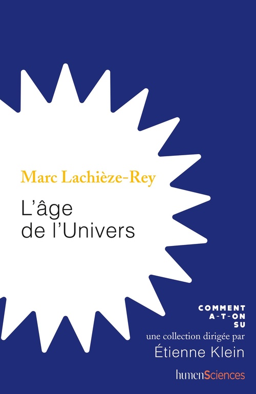 ebook cover of L'âge de l'Univers, by Marc Lachièze-Rey
