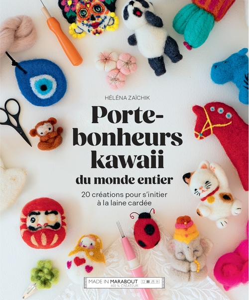 Couverture ebook de Porte-bonheurs kawaii du monde entier, de Héléna Zaïchik