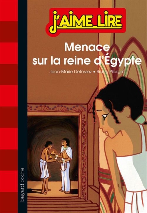 Couverture ebook de Menace sur la reine d'Égypte, de Jean-Marie Defossez